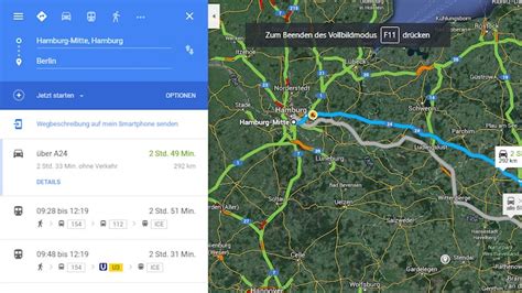 routenplaner kostenlos google maps